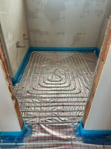 Podlahové vytápění v koupelně